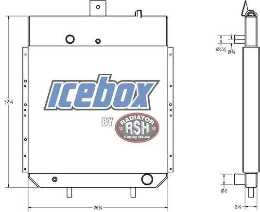 Ford 6000 / 7000 Radiator