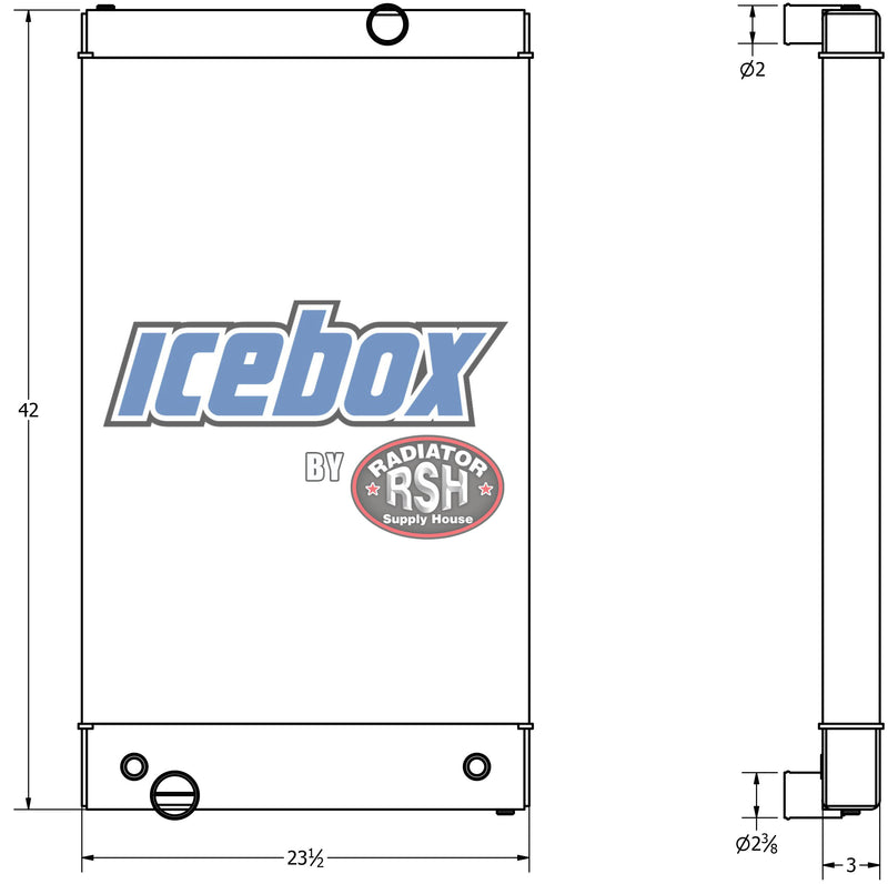 Load image into Gallery viewer, Ford Radiator # 600052
