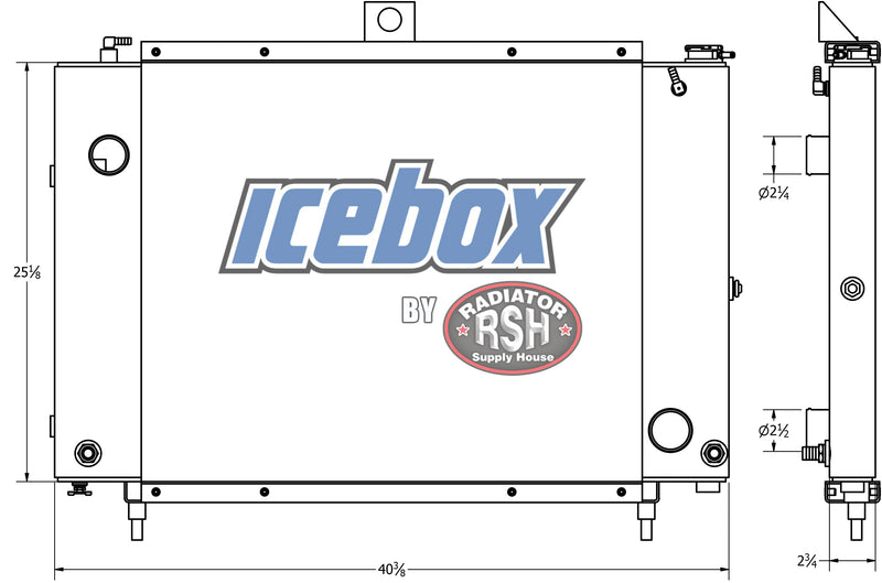Load image into Gallery viewer, Ford Radiator # 600075
