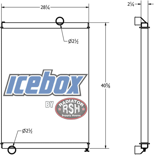Ford LT7500, LT8500, Radiator