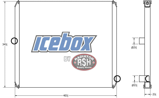 Ford L9000,L9500,L9522, Radiator
