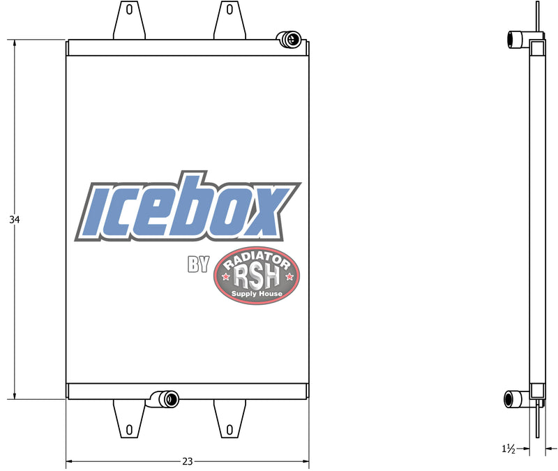 Load image into Gallery viewer, Ford Dump Truck Oil Cooler # 600119
