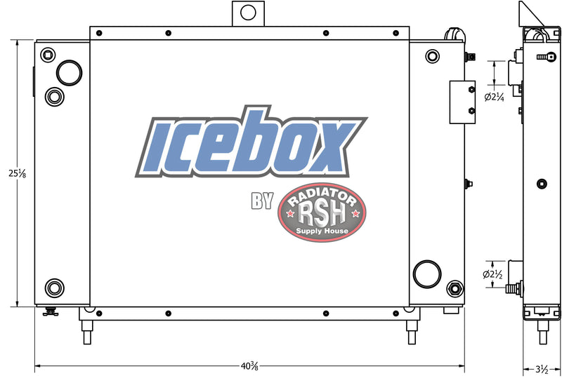 Load image into Gallery viewer, Ford Radiator # 600522
