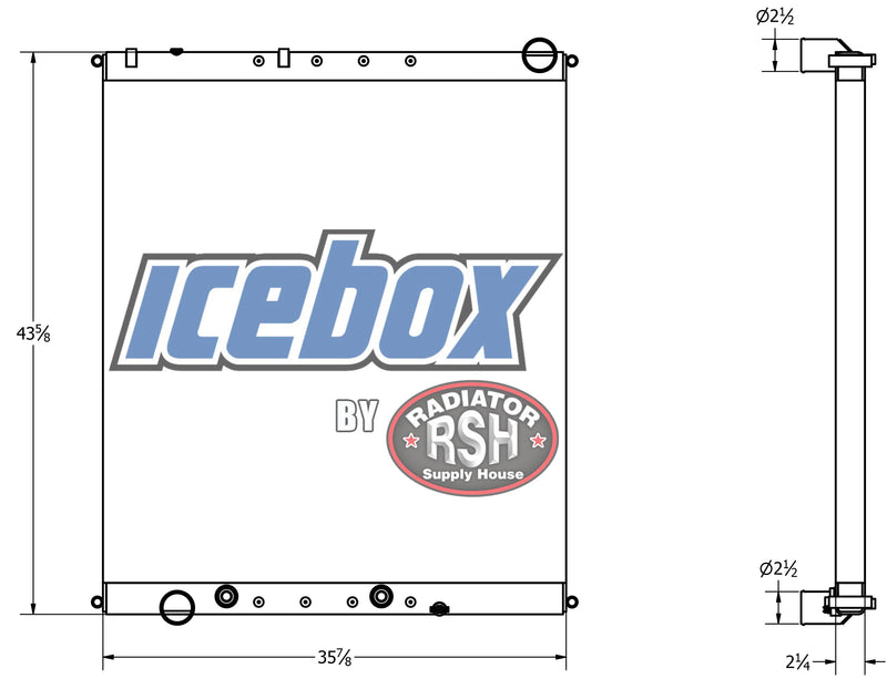 Load image into Gallery viewer, Western Star Radiator # 601131

