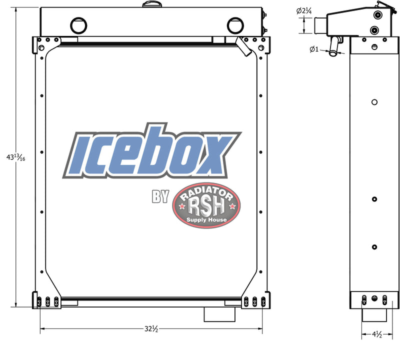 Load image into Gallery viewer, Freightliner Radiator # 601175
