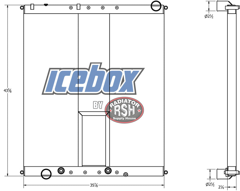 Load image into Gallery viewer, Freightliner Radiator # 601184
