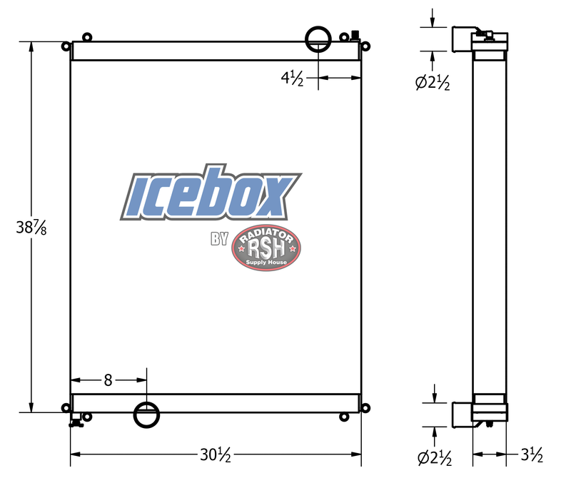 Load image into Gallery viewer, Freightliner Radiator # 601231
