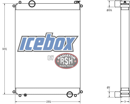 Freightliner FL50-Fl90 Radiator