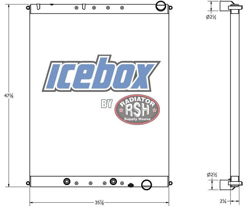 Load image into Gallery viewer, Freightliner Columbia, Cascadia Radiator # 601416
