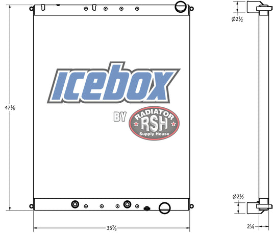 Freightliner Columbia, Cascadia Radiator