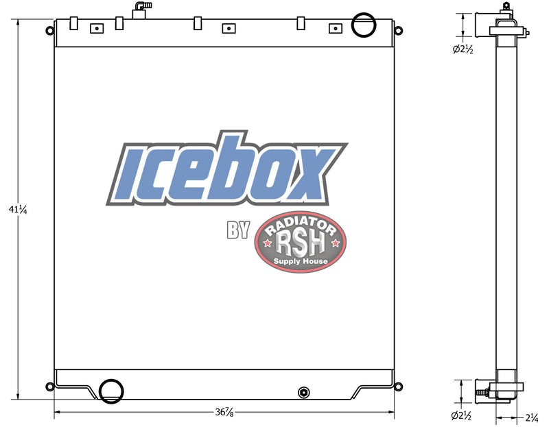 Load image into Gallery viewer, Freightliner Radiator # 601497
