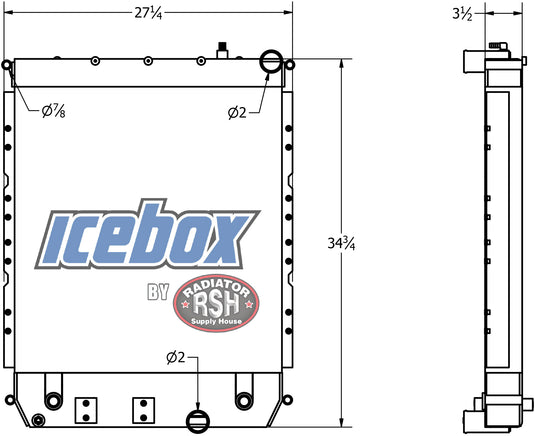 Freightliner M2, 106 Radiator