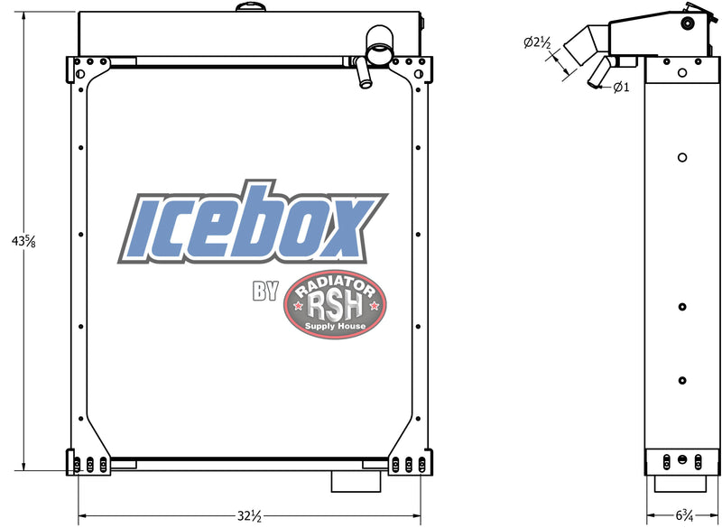 Load image into Gallery viewer, Freightliner Radiator # 601513
