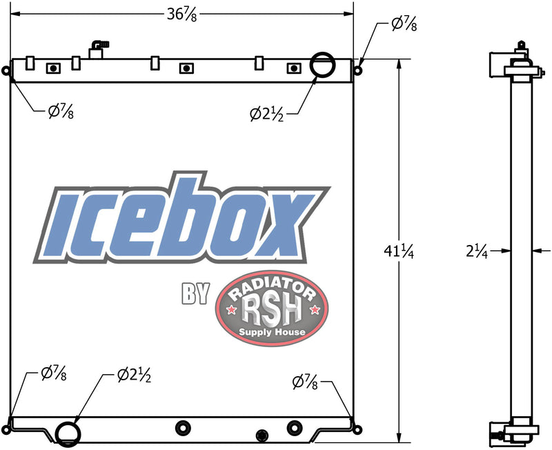 Load image into Gallery viewer, Freightliner Radiator # 601517
