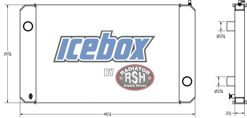 Load image into Gallery viewer, Chevrolet / GMC Brigadier Radiator # 602029
