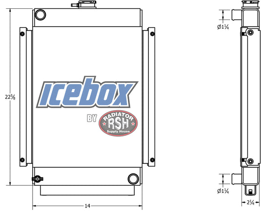 Isuzu Irrigation Gun Radiator
