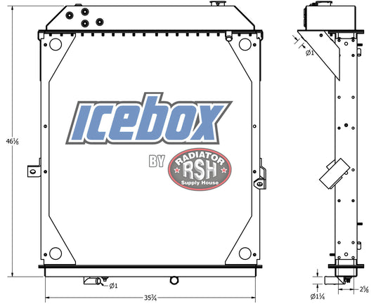 International 9370 Radiator