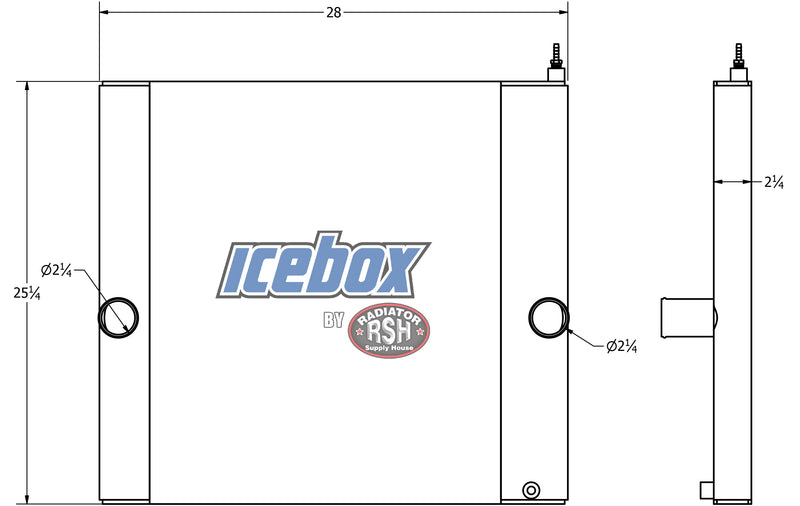 Load image into Gallery viewer, International 4300, 4400, 4700 Radiator # 603130
