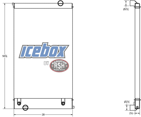 International 7600 Radiator
