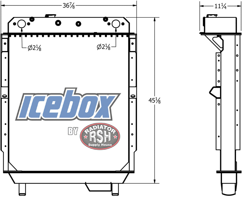 Load image into Gallery viewer, International 4300 Radiator # 603173
