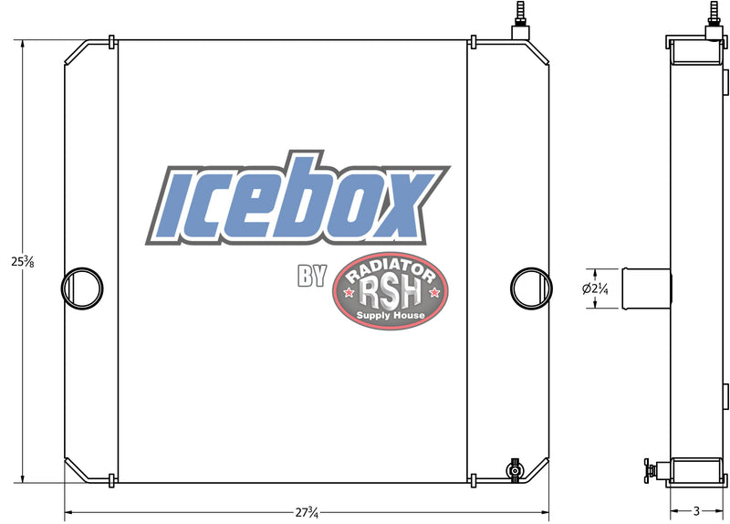 Load image into Gallery viewer, International 4900 Radiator # 603354
