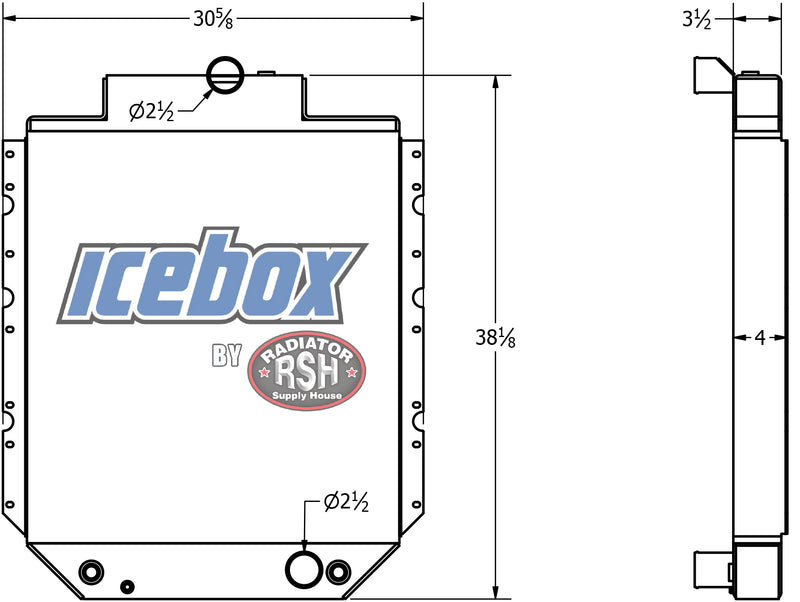 Load image into Gallery viewer, International 4900 Radiator # 603386
