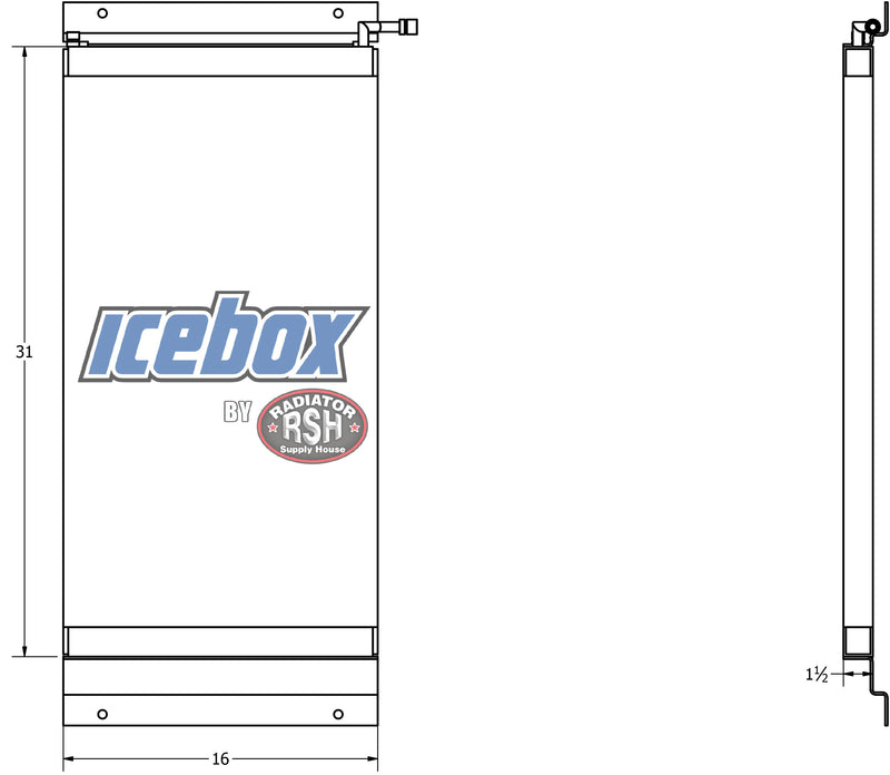 Load image into Gallery viewer, International 9300/9600/9700 AC Condenser # 603810
