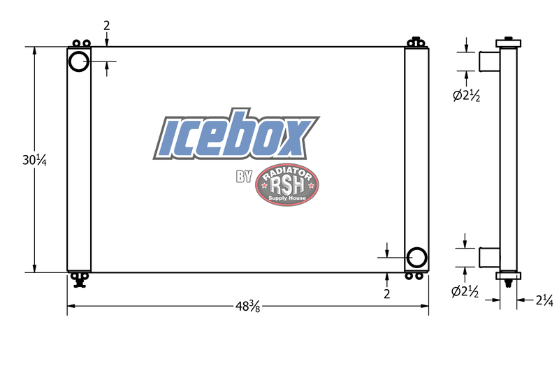 Load image into Gallery viewer, International / Navistar Radiator # 603955
