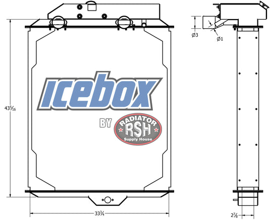 Kenworth K-100 Radiator