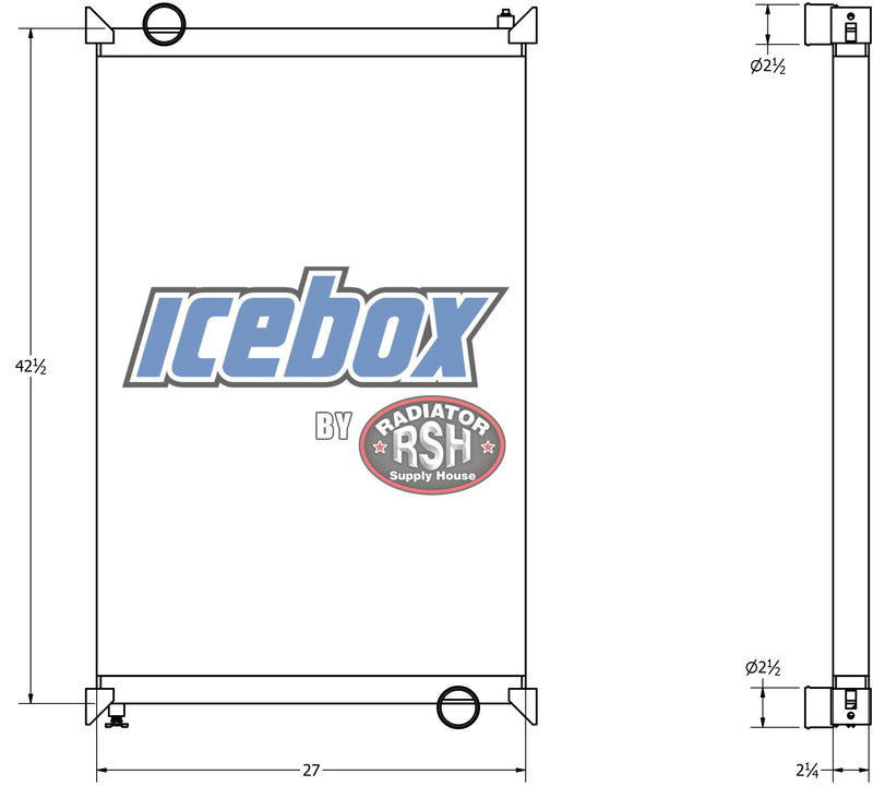 Load image into Gallery viewer, Kenworth Radiator # 604051
