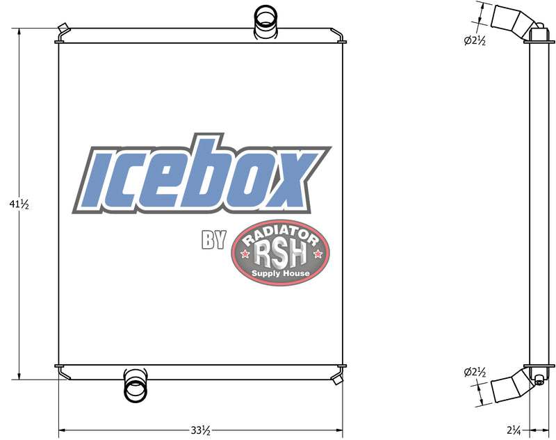Load image into Gallery viewer, Kenworth T-2000 Radiator # 604055
