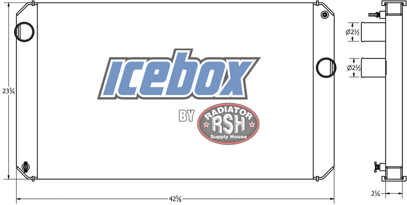 Load image into Gallery viewer, Kenworth T800 Radiator # 604057
