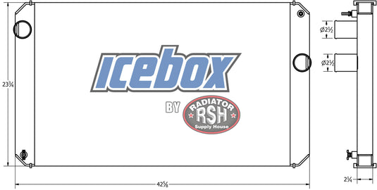 Kenworth T800 Radiator # 604057 – Radiator Supply House