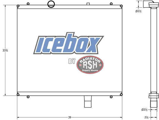 Peterbilt T-800, 382, 368 Radiator