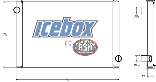Kenworth T-3 Radiator