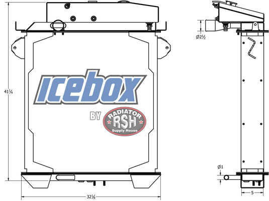 Kenworth W900S Radiator