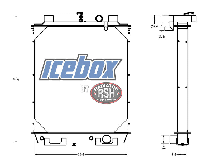 Load image into Gallery viewer, Mack Radiator # 605000
