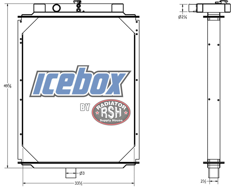 Load image into Gallery viewer, Mack Superliner Radiator # 605020
