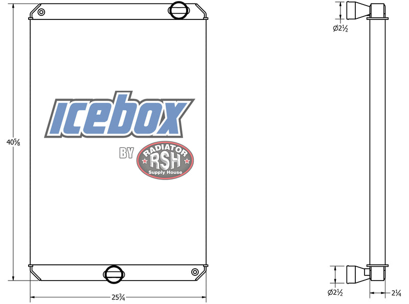 Load image into Gallery viewer, Peterbilt Radiator # 606063
