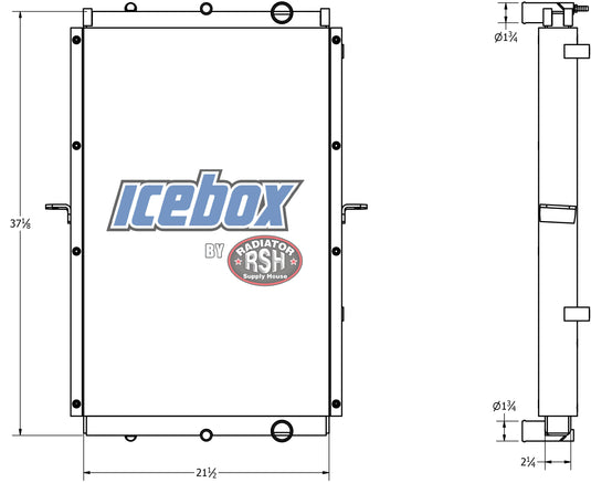 Peterbilt 220, T270 Radiator