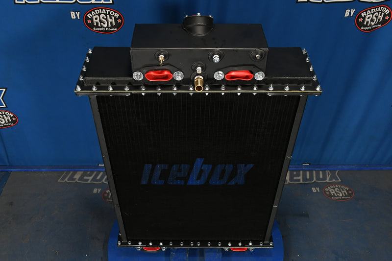 Load image into Gallery viewer, Peterbilt 281, 351, Cabover Radiator # 606162

