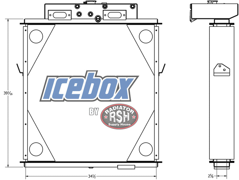 Load image into Gallery viewer, Peterbilt Radiator # 606256
