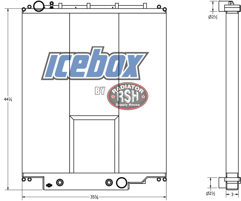 Load image into Gallery viewer, Volvo Radiator # 607051
