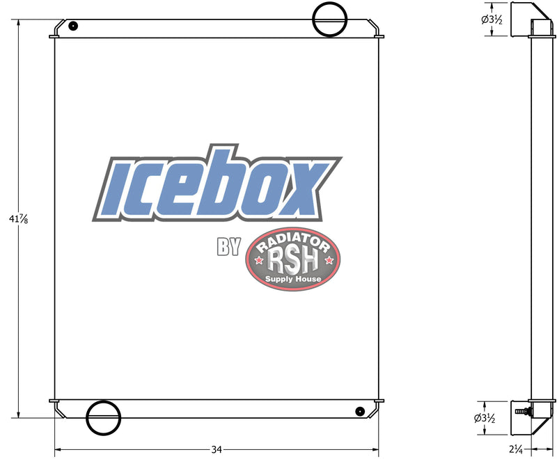Load image into Gallery viewer, Western Star Radiator # 608015
