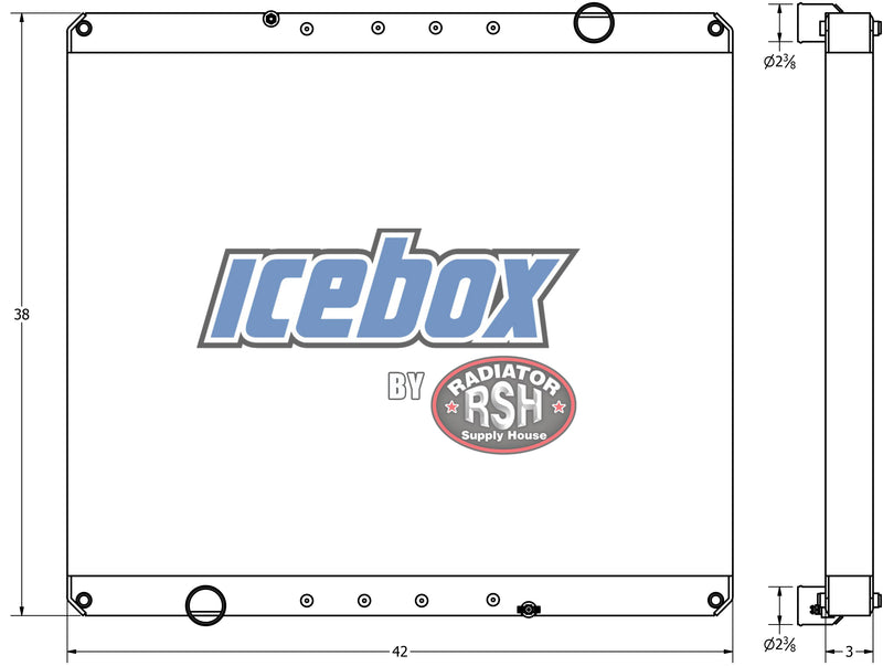 Load image into Gallery viewer, Western Star Radiator # 608032
