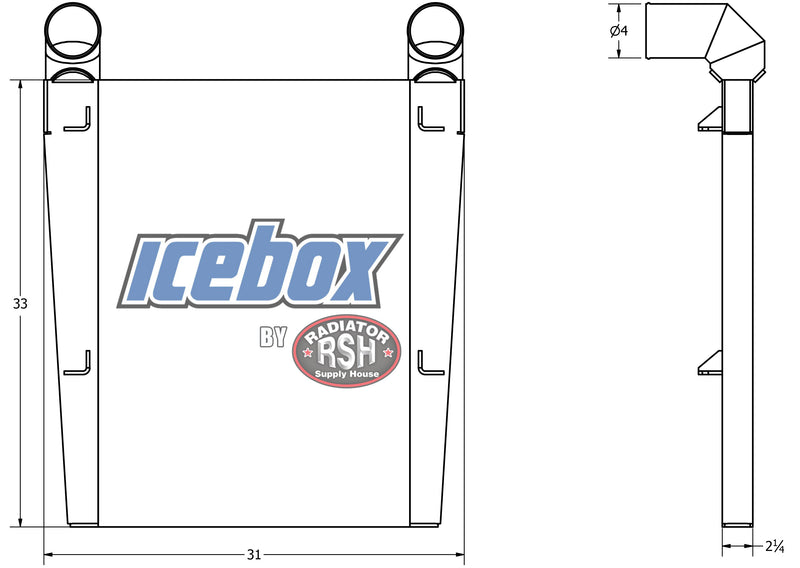 Load image into Gallery viewer, HME Fire Truck Charge Air Cooler # 609616
