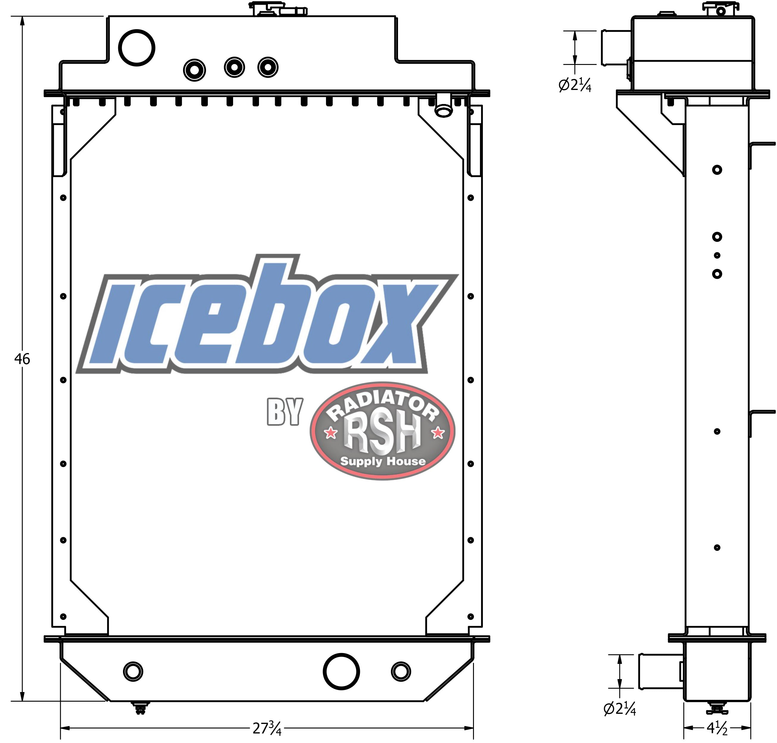 HME Fire Truck Radiator # 609618 – Radiator Supply House