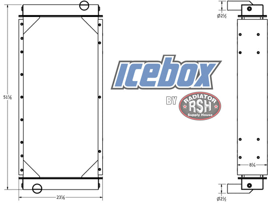 New Flyer DE40LF Radiator # 740125