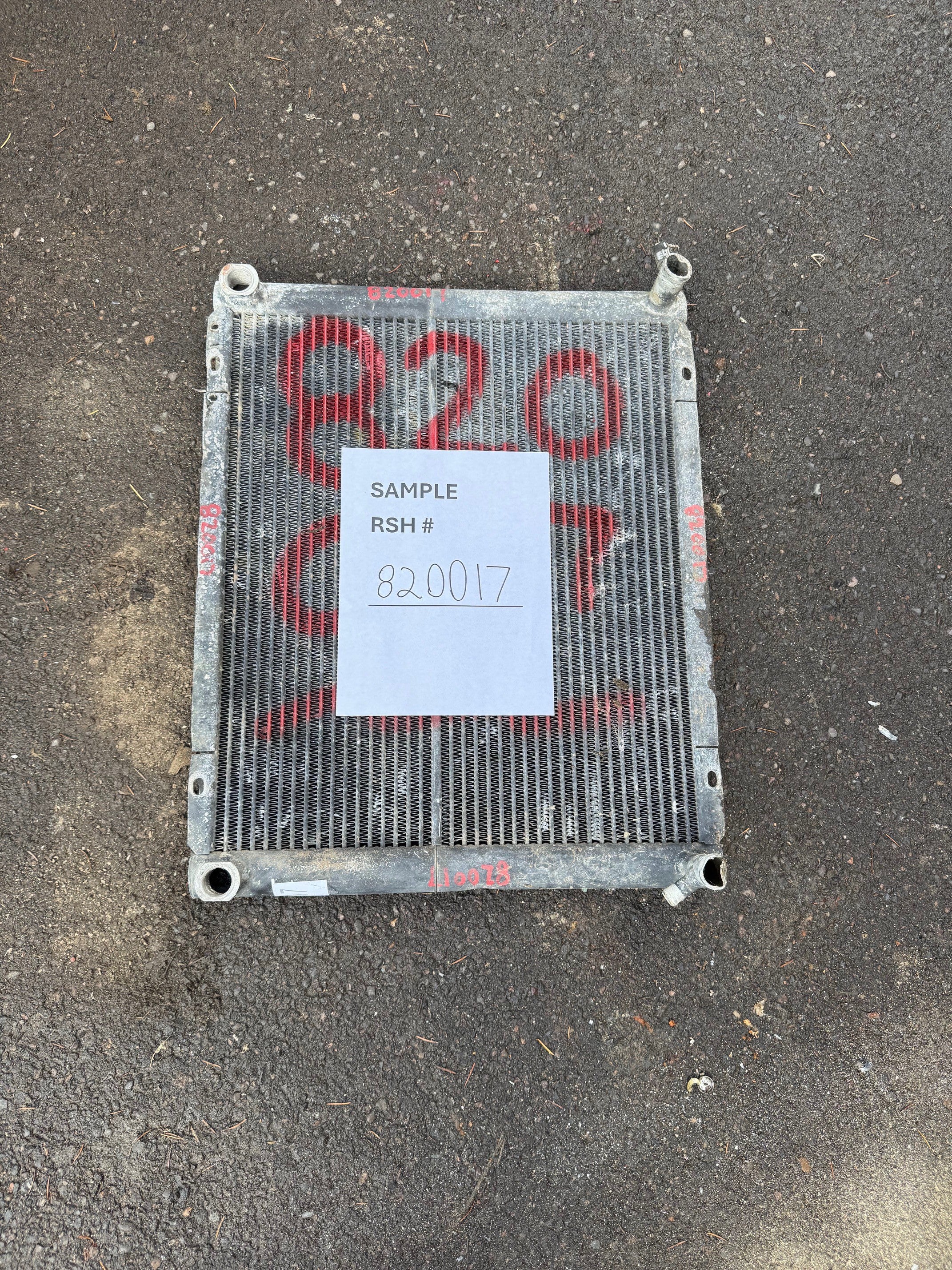 Kramer Allrad Radiator # 820017 – Radiator Supply House