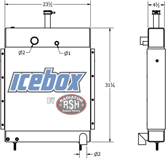 Steiger Bearcat 2 Radiator